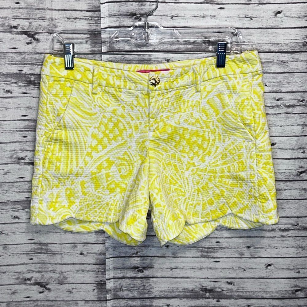 Lilly Pulitzer Palmita Stretch Shorts Sea Cups
